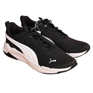 NIB Men’s Puma Zip C Sneaker Rubber Outsole Soft Foam White/Black Size 10